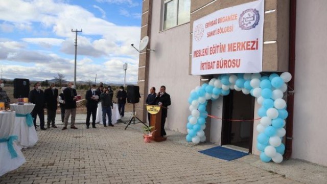 Emirdağ OSB’ye Mesleki Eğitim Merkezi Bürosu Açıldı