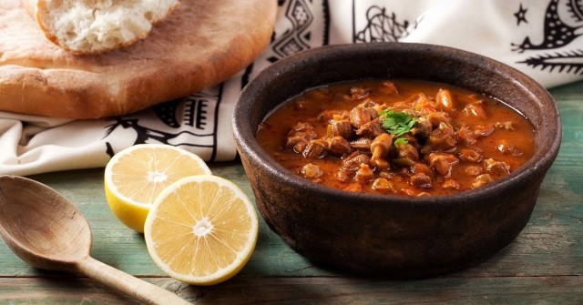 Emirdağ'ın en lezzetli düğün yemeği: Bamya çorbası