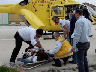 Hava Ambulansı Emirdağ'da Hayat Kurtardı
