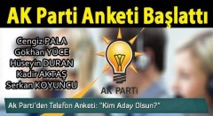 AK Parti Emirdağ’da Telefon Anketi Yaptırdı