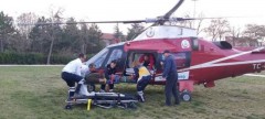 Ambulans Helikopter Emirdağ’da!