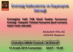 EKDAD'dan Emirdağ Türküleri Konseri