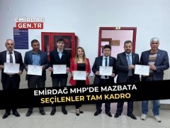 MHP Emirdağ Tam Kadro Mazbata Aldı